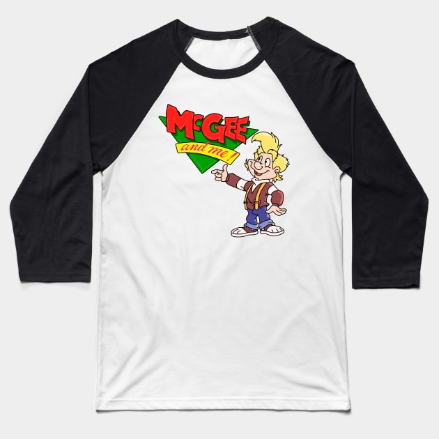 McGee and Me 90’s Christian Kids Show Baseball T-Shirt by GoneawayGames
